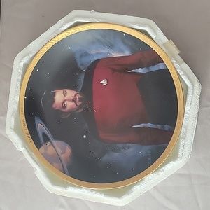 Star Trek The Voyagers USS Enterprise NC 1701 A Plate Hamilton Riker